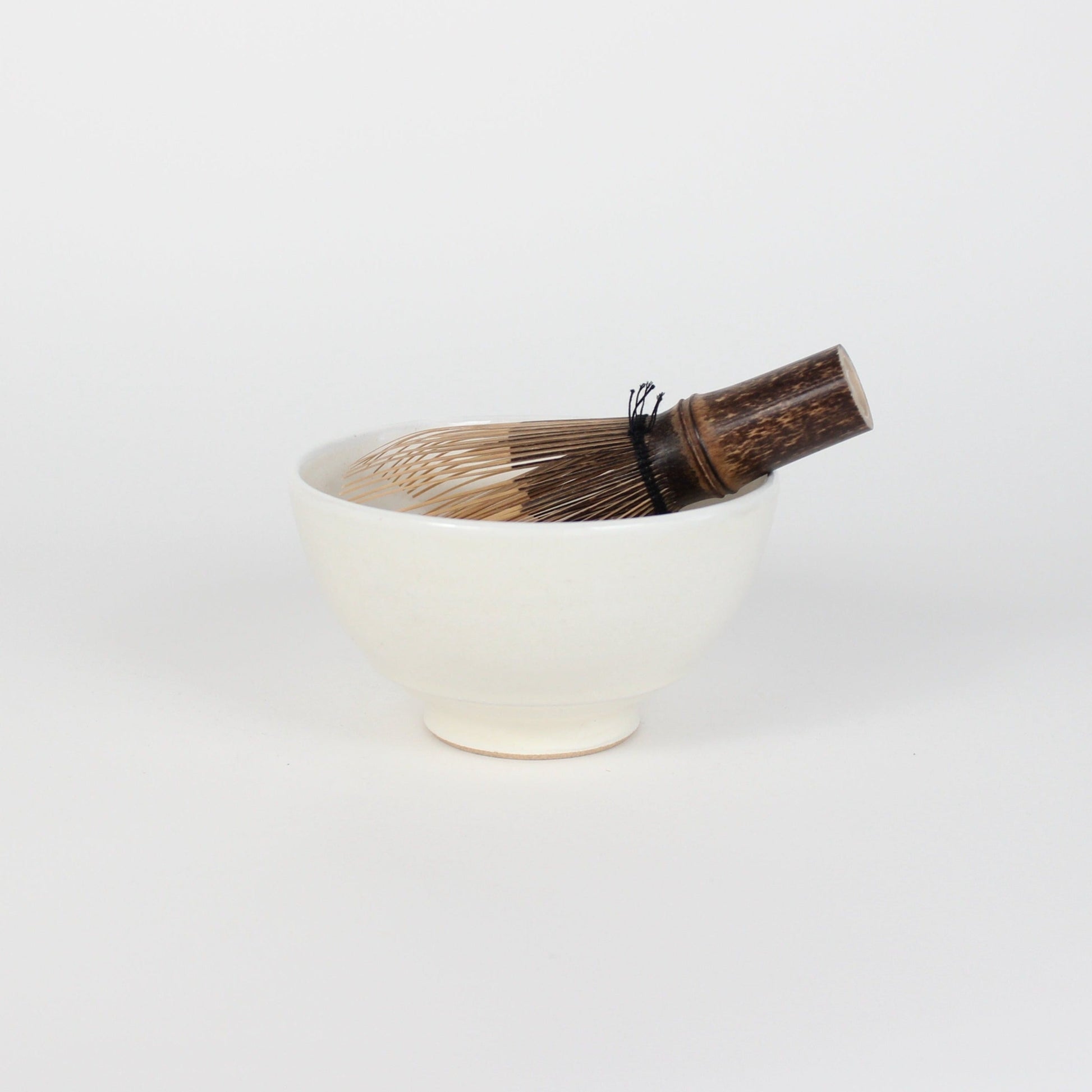 Japanese Porcelain Hime Chawan Tea Bowl, Kohiki White