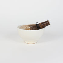 Japanese Porcelain Hime Chawan Tea Bowl, Kohiki White