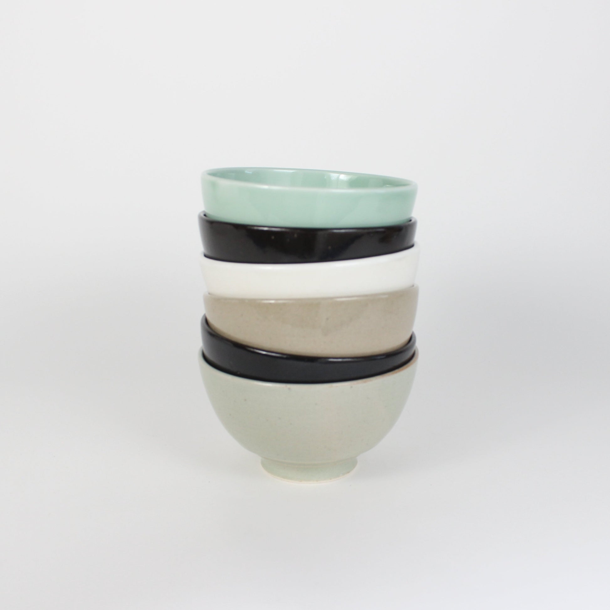Japanese Porcelain Hime Chawan Tea Bowl, Kohiki White