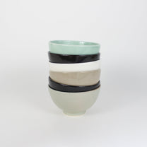 Japanese Porcelain Hime Chawan Tea Bowl, Kohiki White