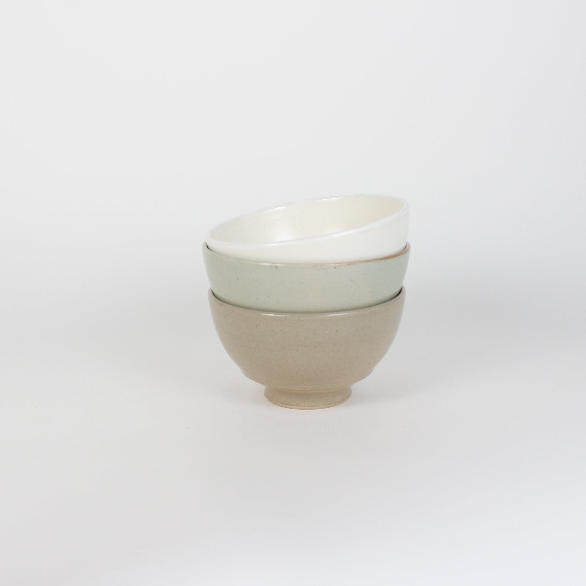 Japanese Porcelain Hime Chawan Tea Bowl, Kohiki White
