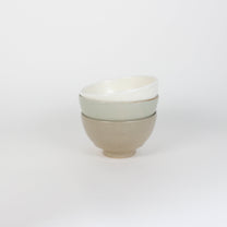 Japanese Porcelain Hime Chawan Tea Bowl, Kohiki White