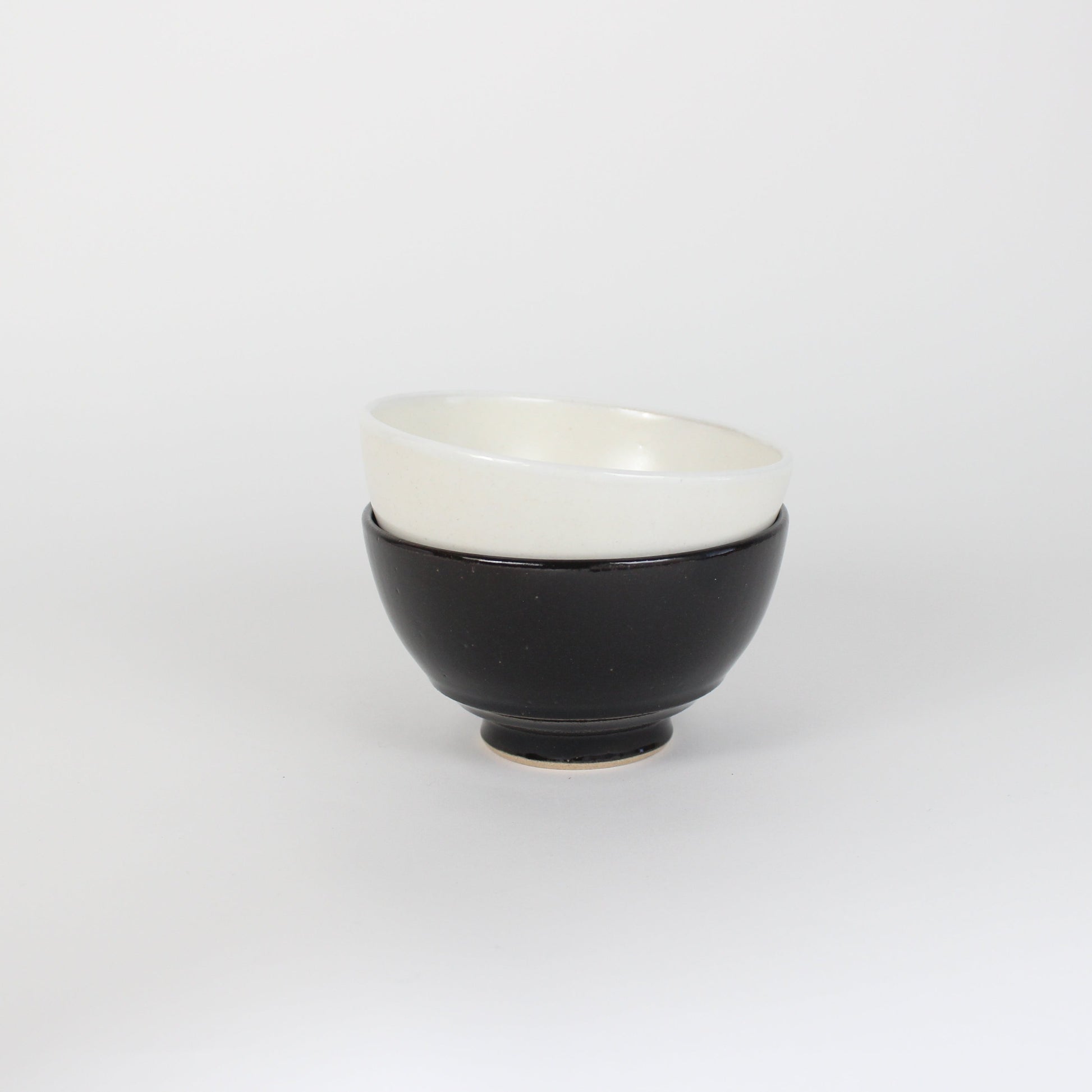 Japanese Porcelain Hime Chawan Tea Bowl, Kohiki White