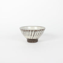 Japanese Onta-Yaki Hakeme Ceramic Bowl
