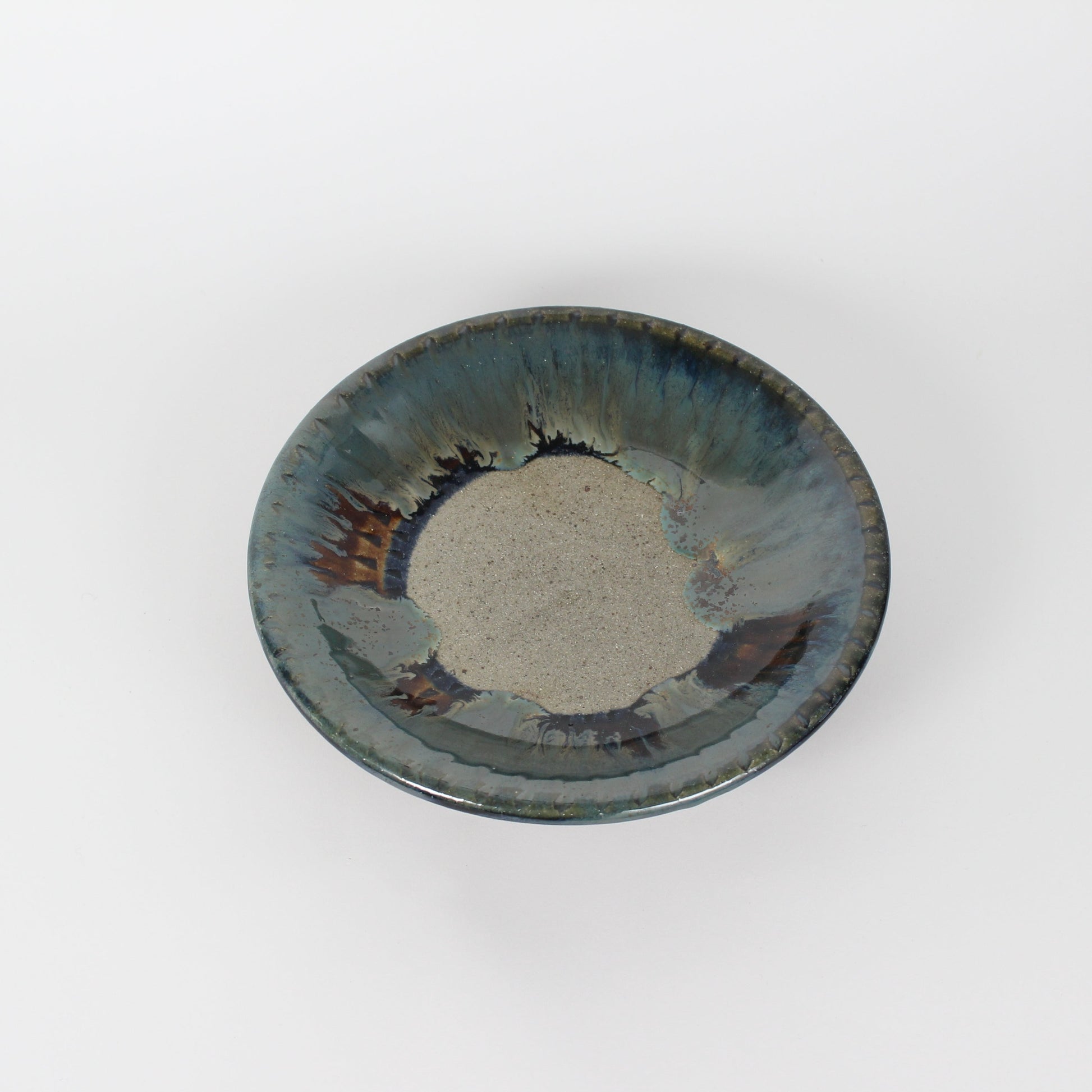 Japanese Yomitanyama Ceramic Plate, 6&quot;