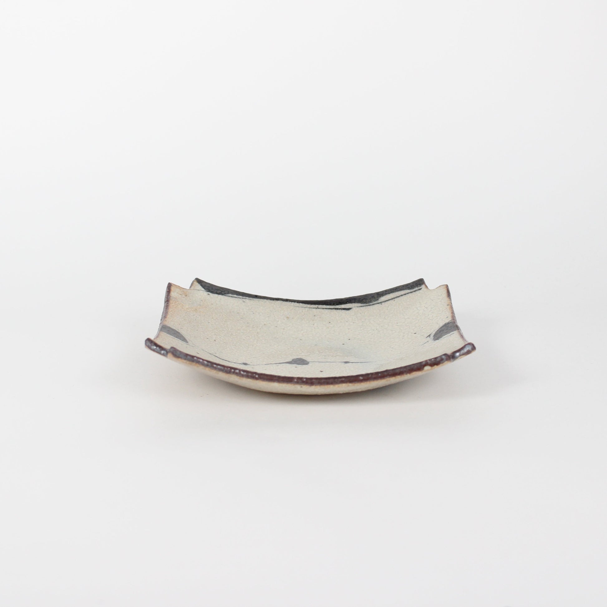 Japanese Gosu Mino-Yaki Square Plate