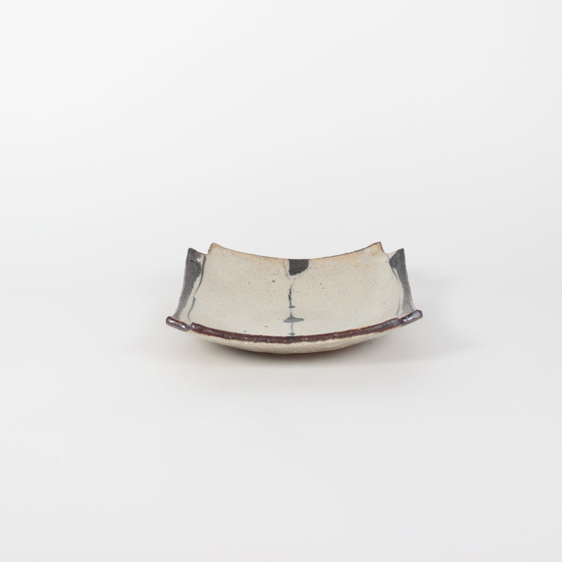 Japanese Gosu Mino-Yaki Square Plate