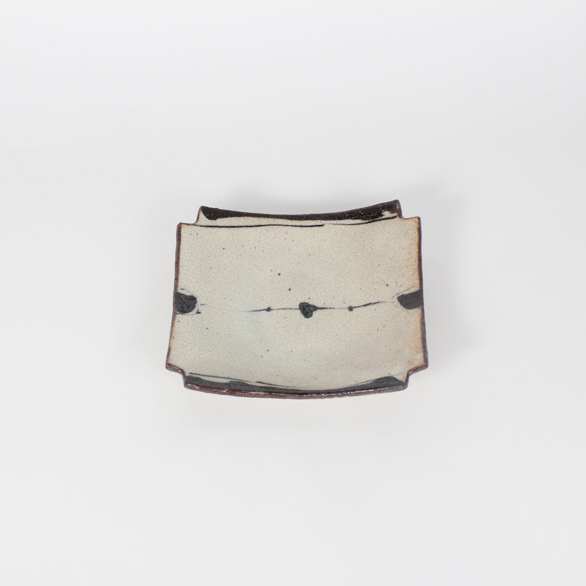 Japanese Gosu Mino-Yaki Square Plate