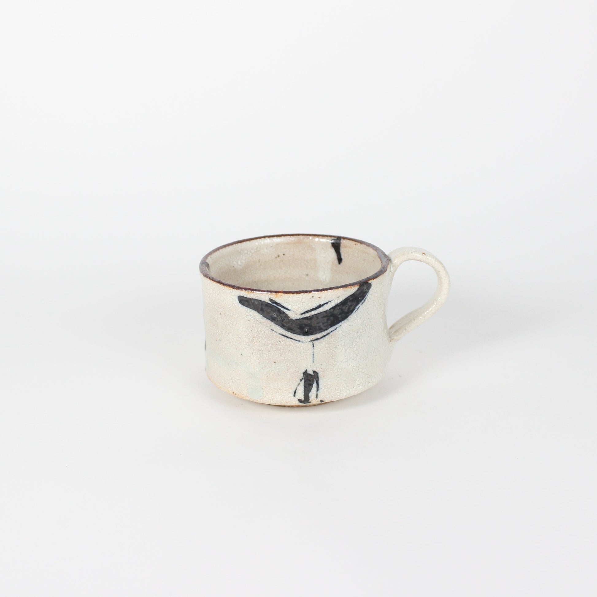 Japanese Gosu Mino-Yaki Ceramic Coffee Mug