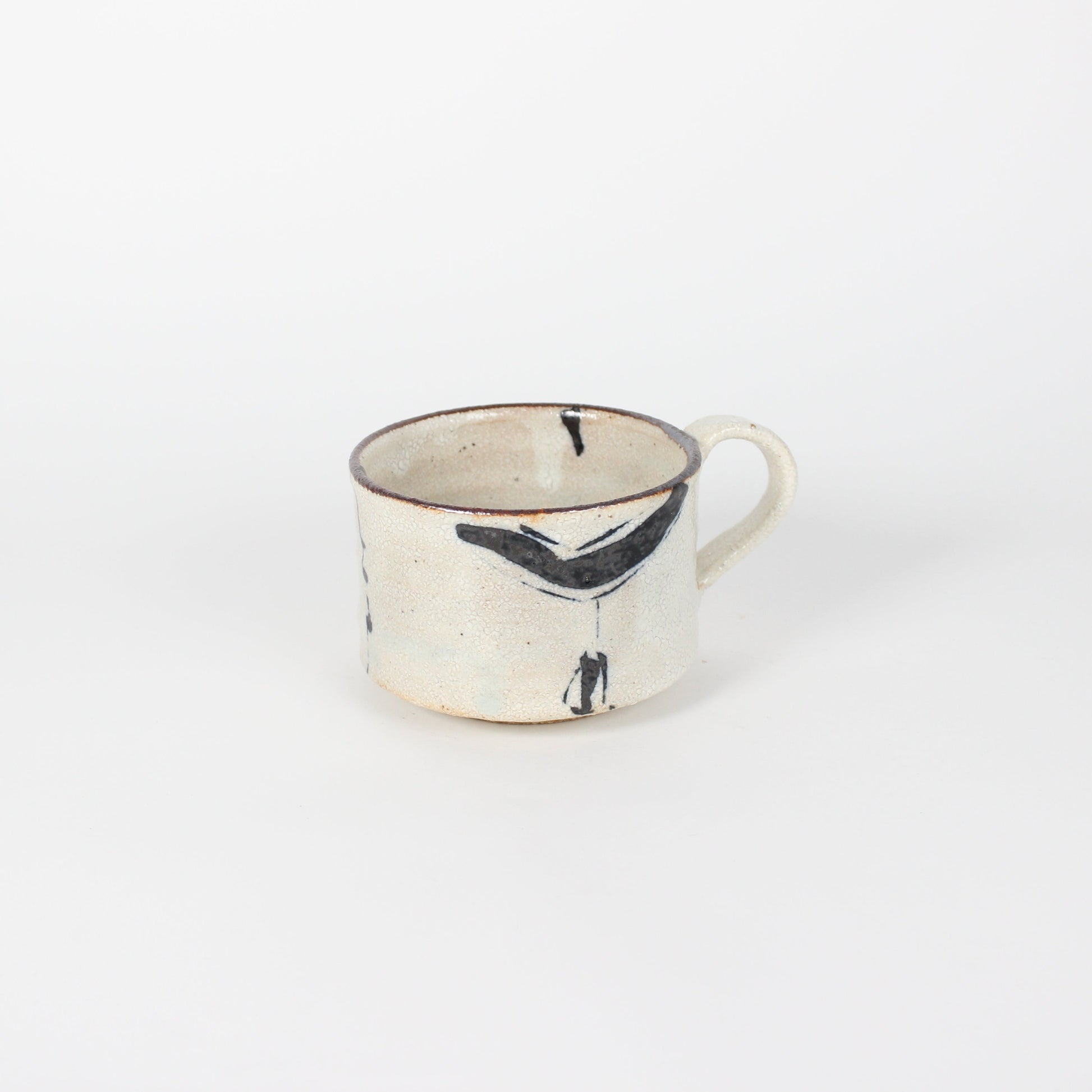 Japanese Gosu Mino-Yaki Ceramic Coffee Mug