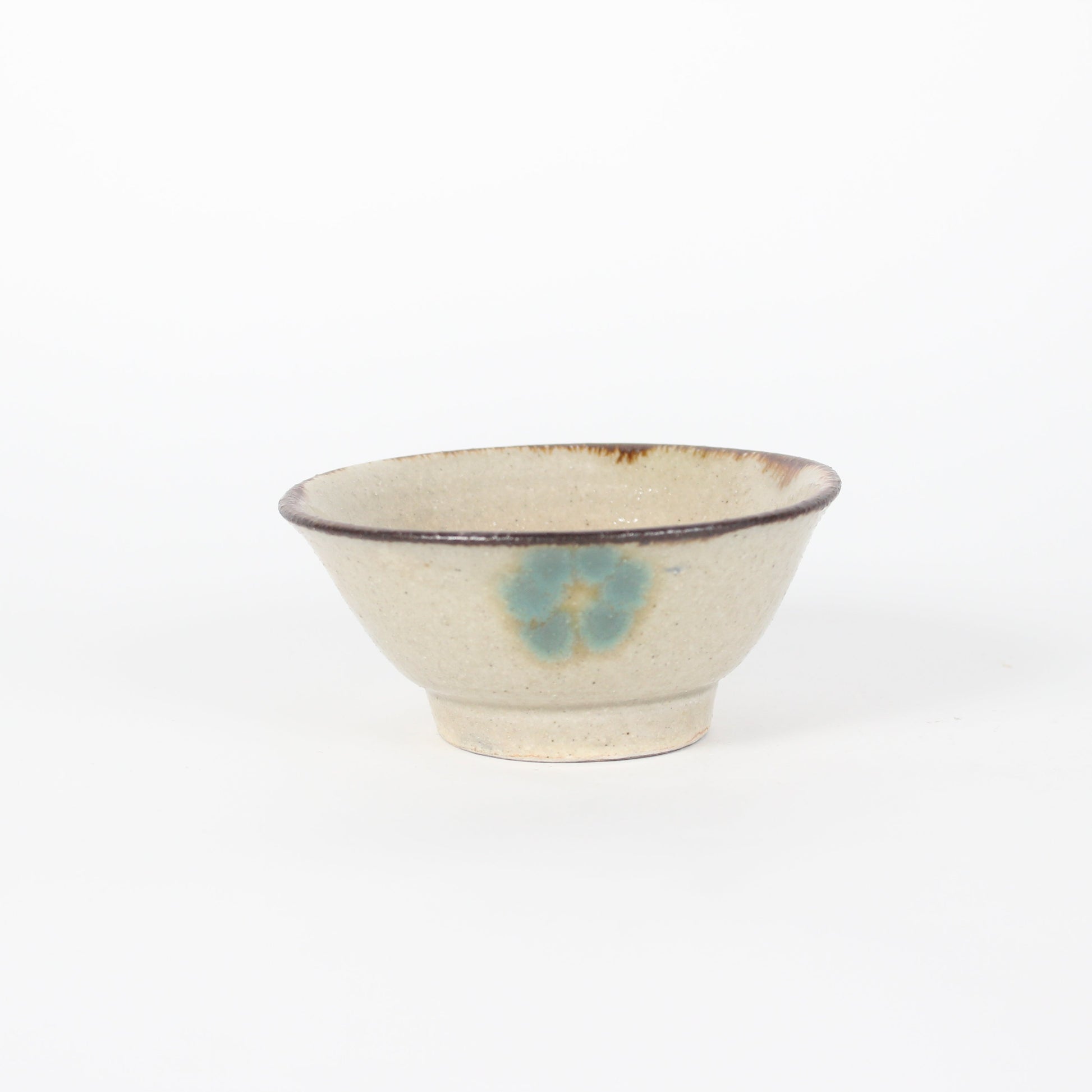 Japanese Yomitanyama Makai Small Bowl with Plum Crest