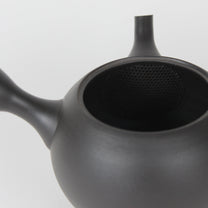 Japanese Tokoname Ceramic Round Kyusu Teapot