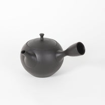 Japanese Tokoname Ceramic Round Kyusu Teapot