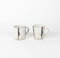 Japanese Shigaraki Itchin-Gaki Ceramic Espresso Cups (Set)