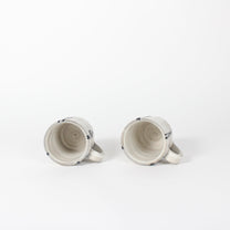 Japanese Shigaraki Itchin-Gaki Ceramic Espresso Cups (Set)