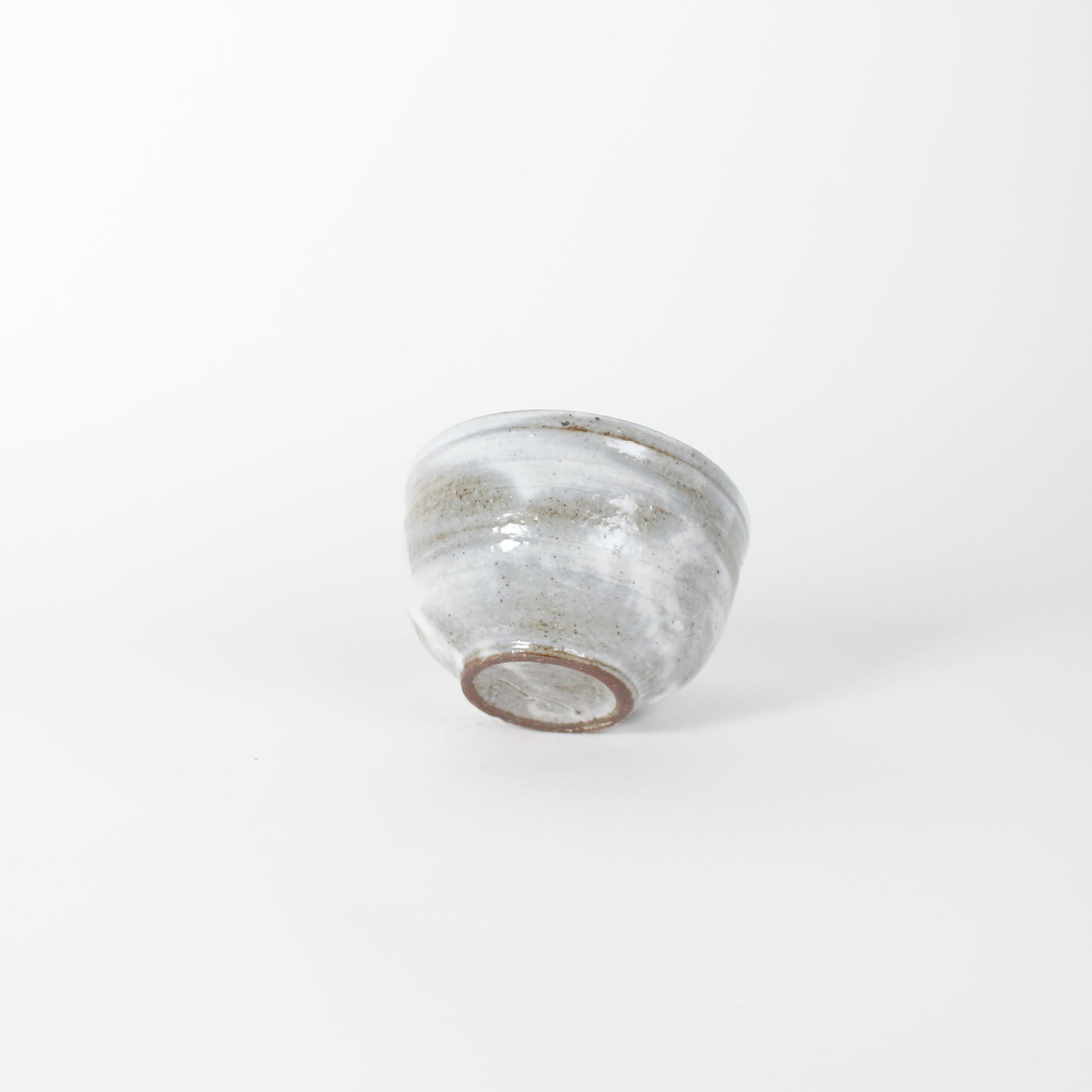 Japanese Shigaraki Ceramic Bowl and Saucer (Set)