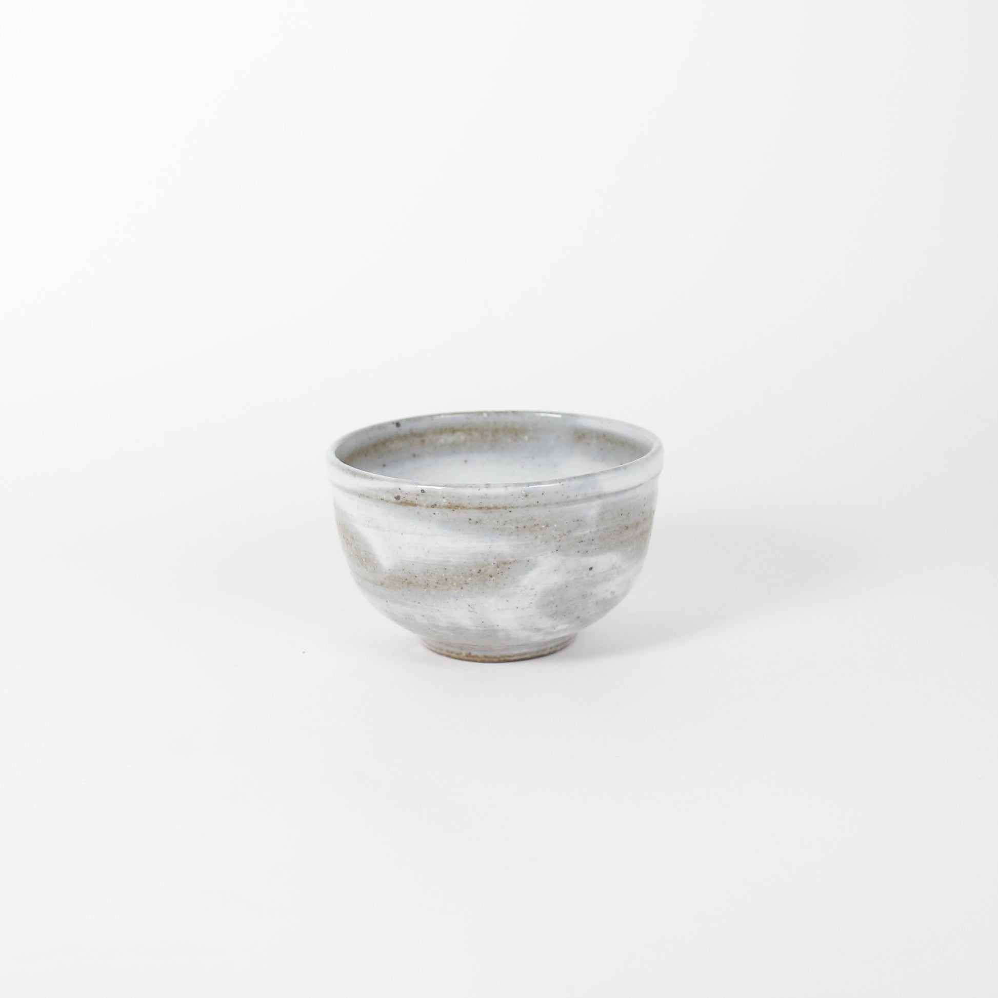 Japanese Shigaraki Ceramic Bowl and Saucer (Set)