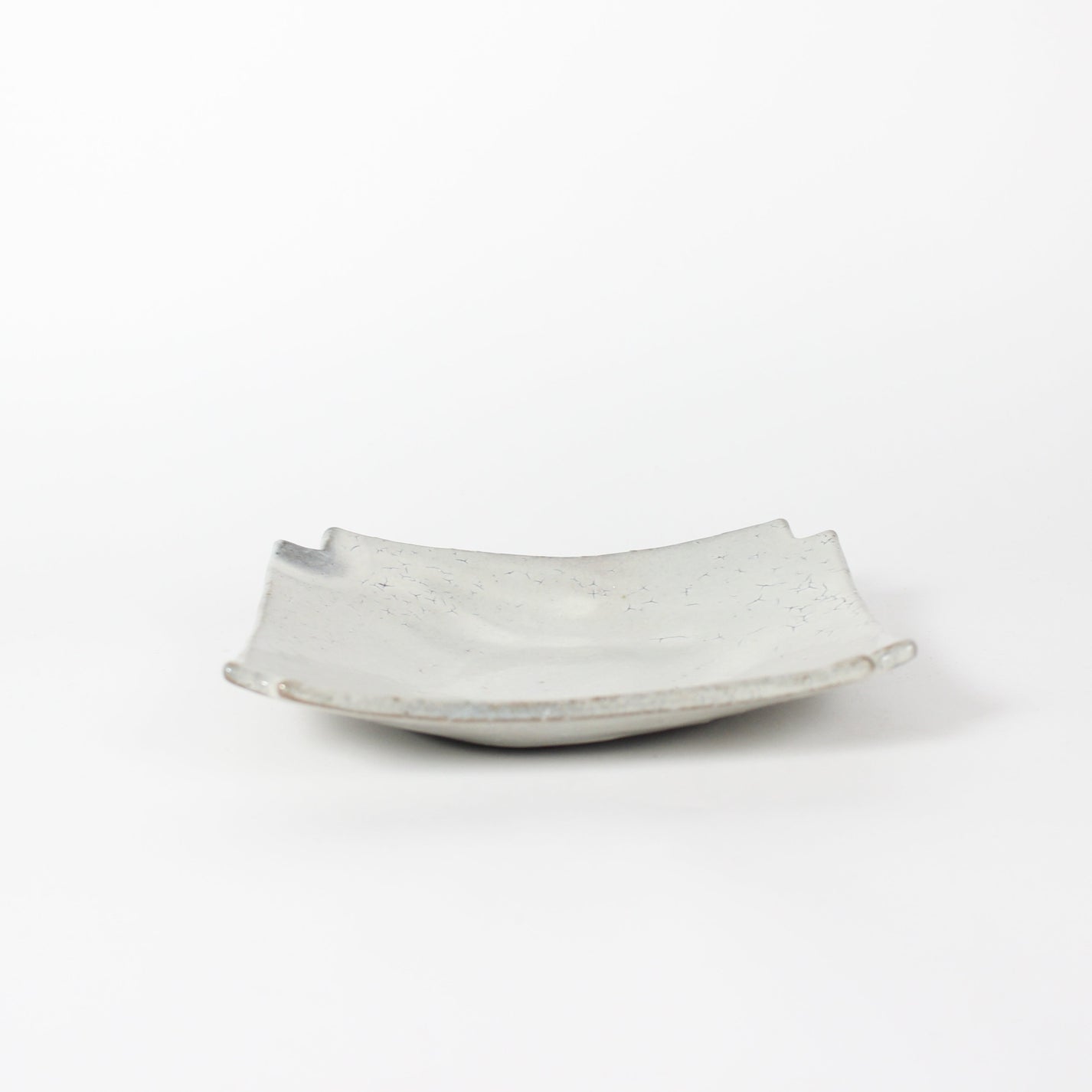 Japanese Kohiki Mino-Yaki Square Plate