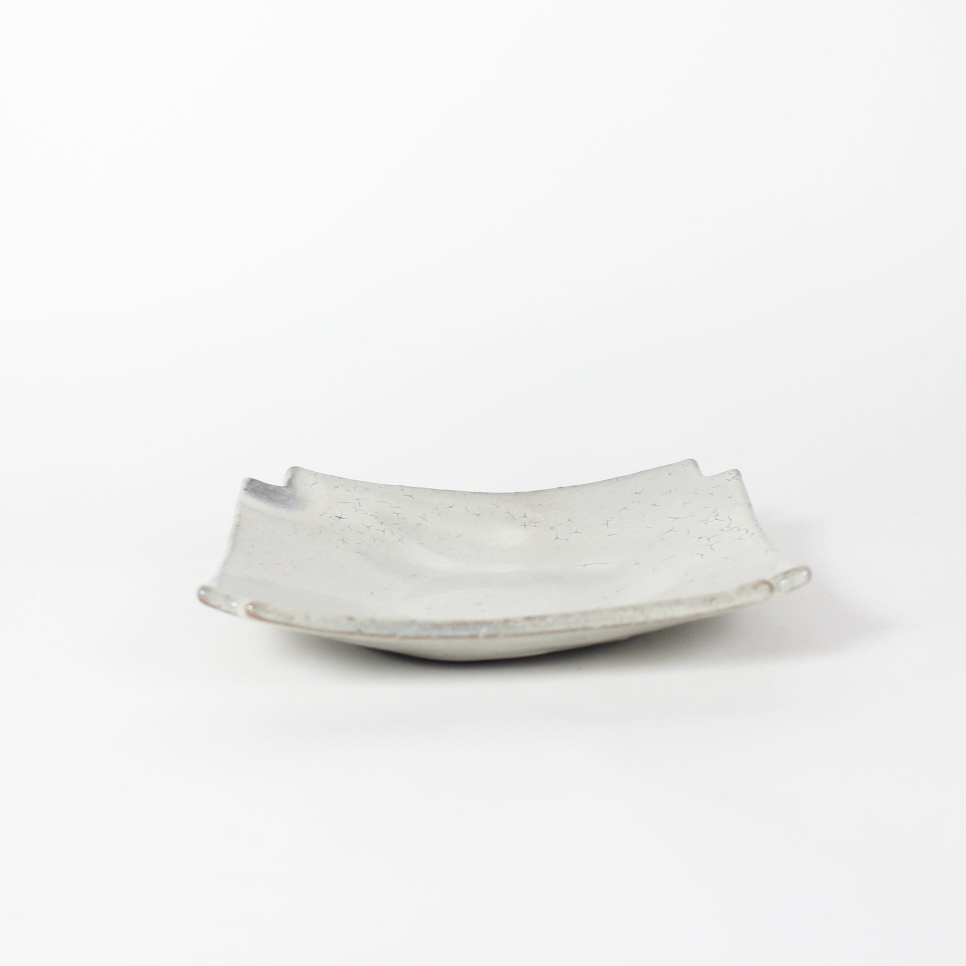Japanese Kohiki Mino-Yaki Square Plate