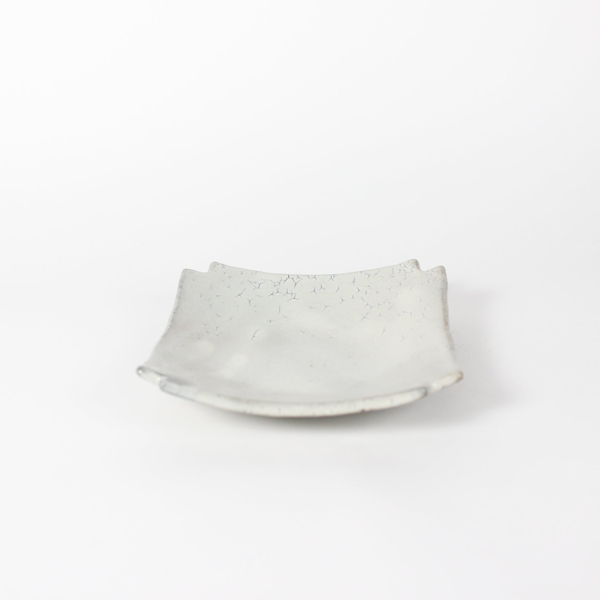 Japanese Kohiki Mino-Yaki Square Plate
