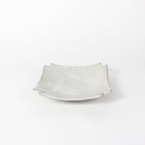 Japanese Kohiki Mino-Yaki Square Plate