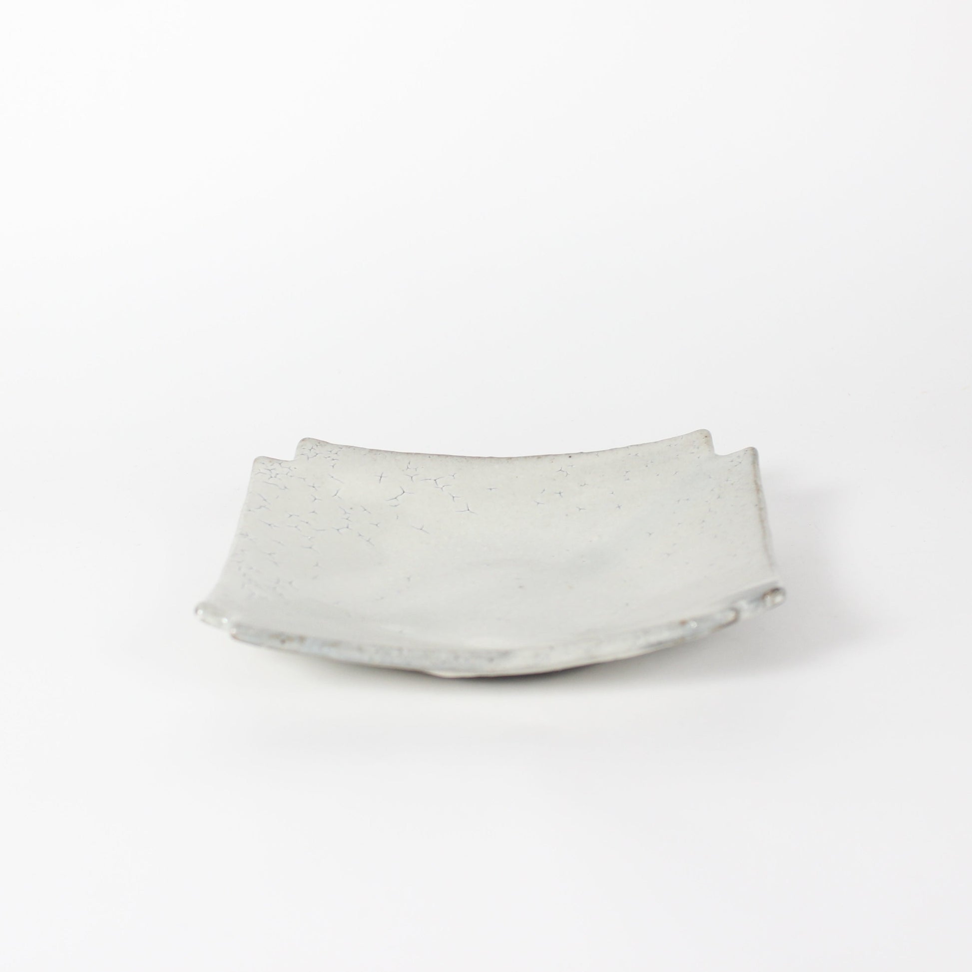 Japanese Kohiki Mino-Yaki Square Plate