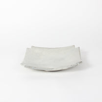 Japanese Kohiki Mino-Yaki Square Plate