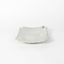 Japanese Kohiki Mino-Yaki Square Plate
