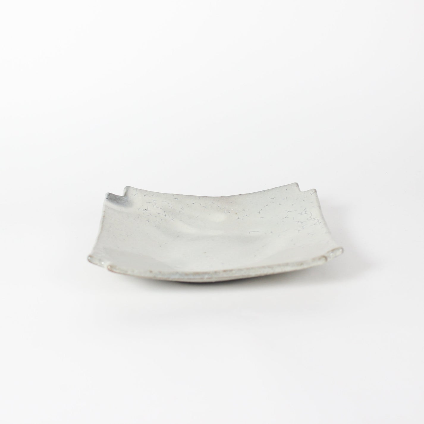 Japanese Kohiki Mino-Yaki Square Plate