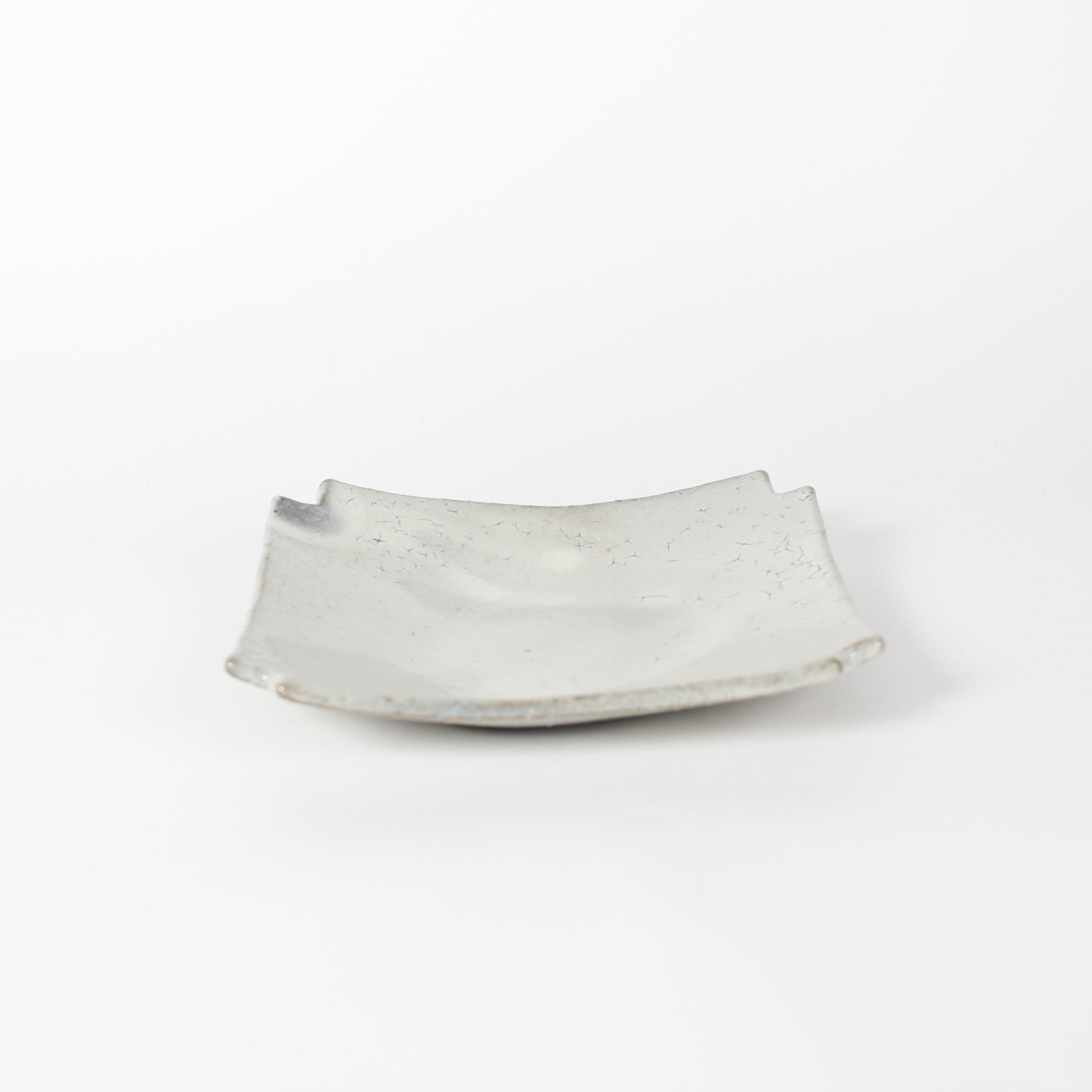 Japanese Kohiki Mino-Yaki Square Plate