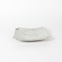 Japanese Kohiki Mino-Yaki Square Plate