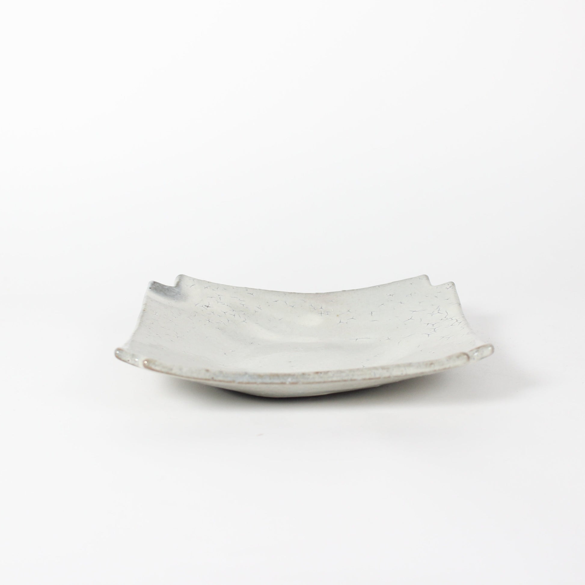 Japanese Kohiki Mino-Yaki Square Plate