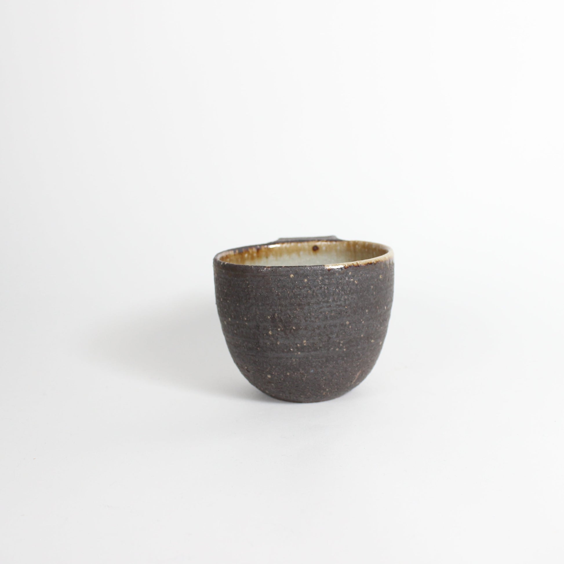 Japanese Shigaraki Ceramic Cup, Brown