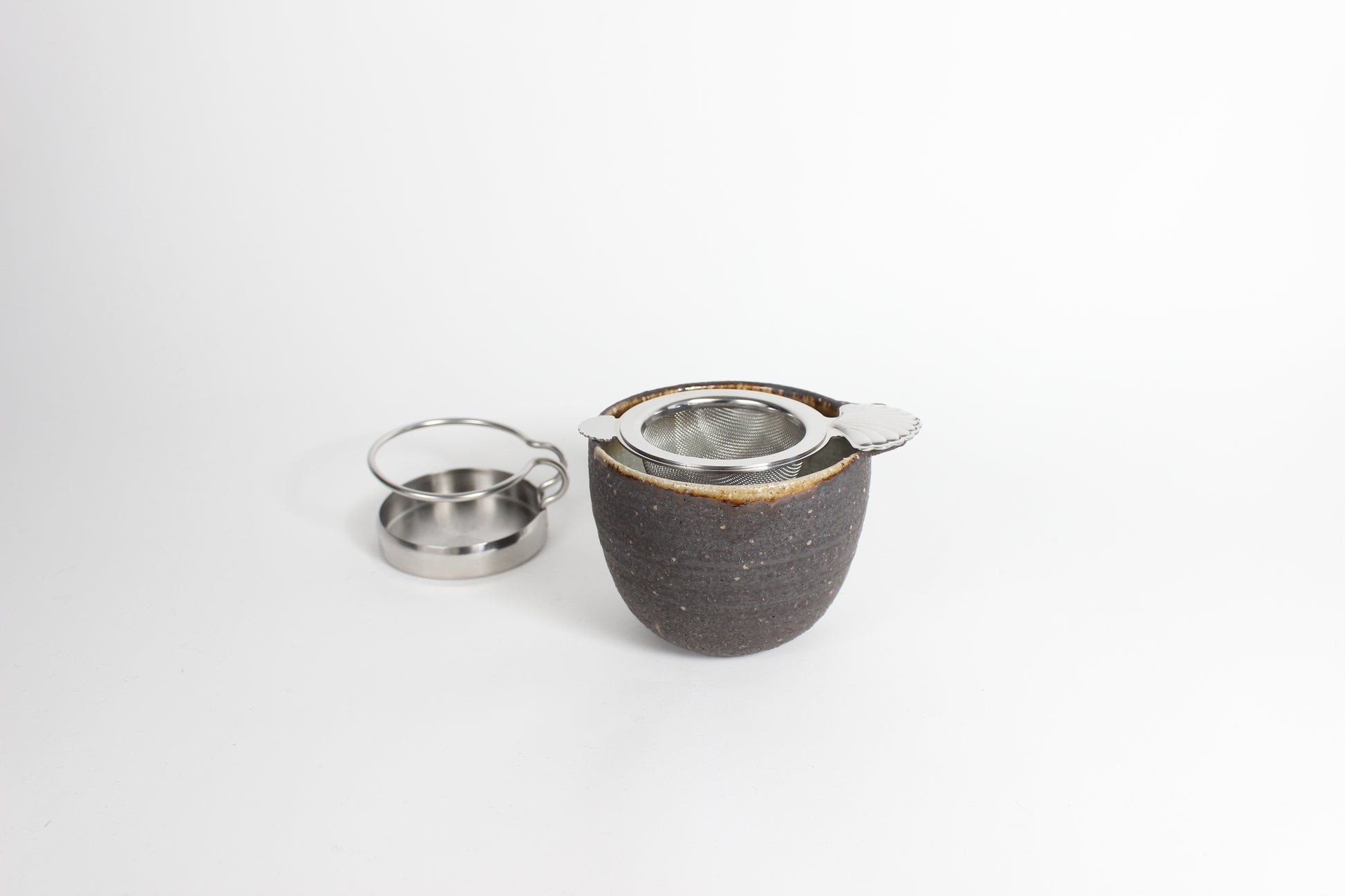Japanese Shigaraki Ceramic Cup, Brown