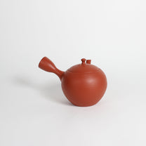 Japanese Tokoname Ceramic Round Kyusu Teapot