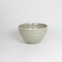 Japanese Shigaraki Green Ceramic Matcha Bowl