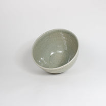 Japanese Shigaraki Green Ceramic Matcha Bowl