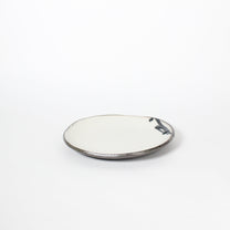 Japanese Shigaraki Itchin-Gaki Ceramic Bowl &amp; Saucer (Set)