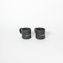 Japanese Shigaraki Ceramic Marble Effect Espresso Cups (Set)