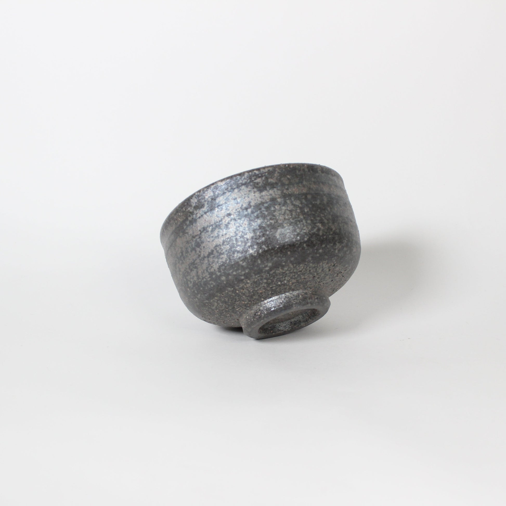 Japanese Shigaraki Ceramic Ibushi Matcha Bowl