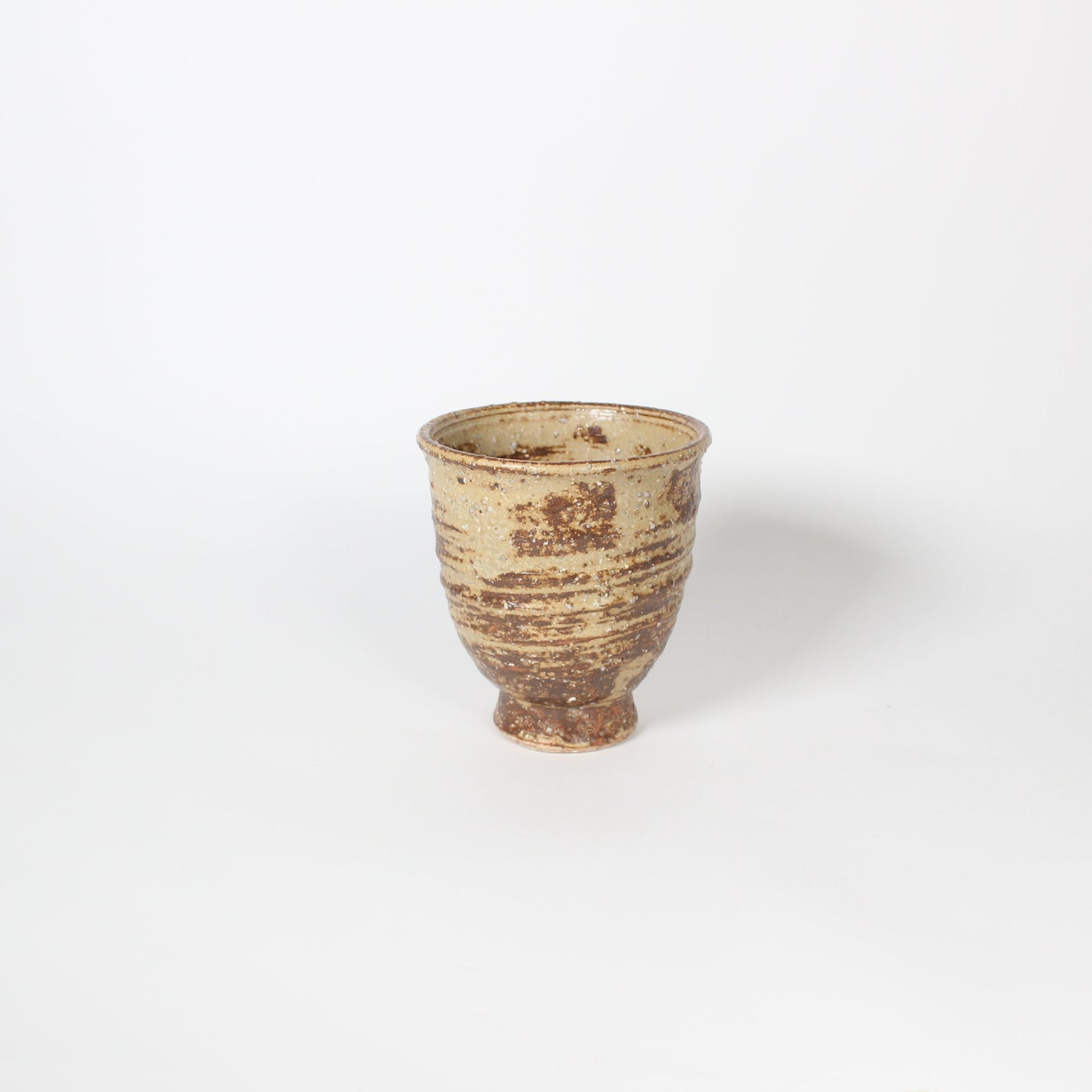 Japanese Shigaraki Yellow Tea Cup
