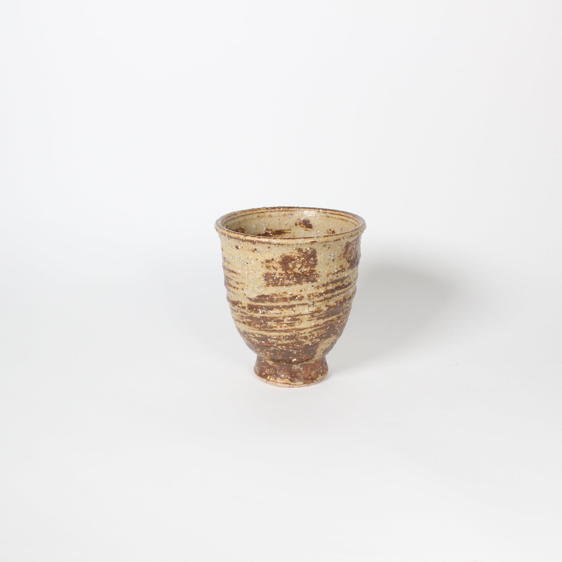 Japanese Shigaraki Yellow Tea Cup