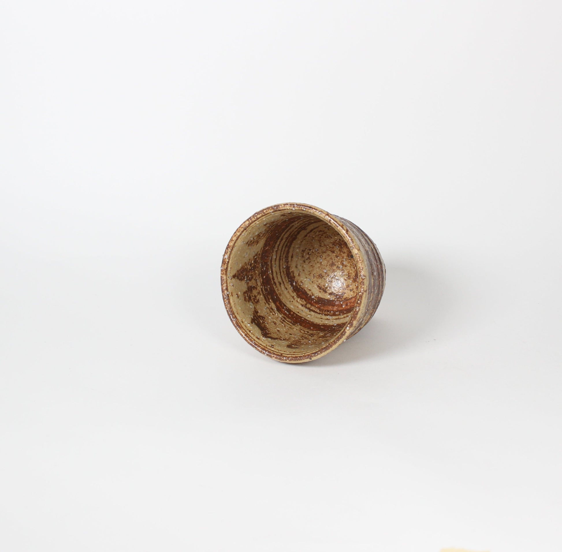 Japanese Shigaraki Yellow Tea Cup