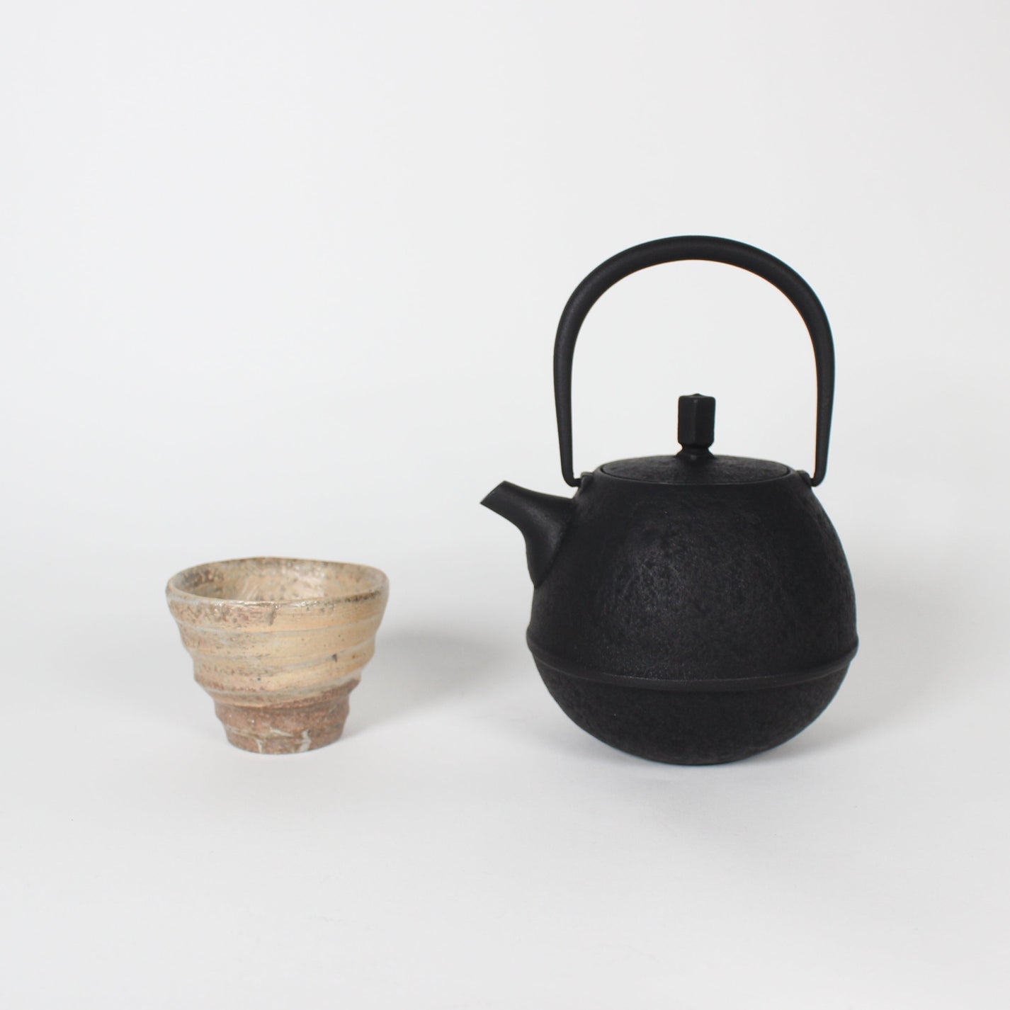 Japanese Shigaraki Beige Tea Cup