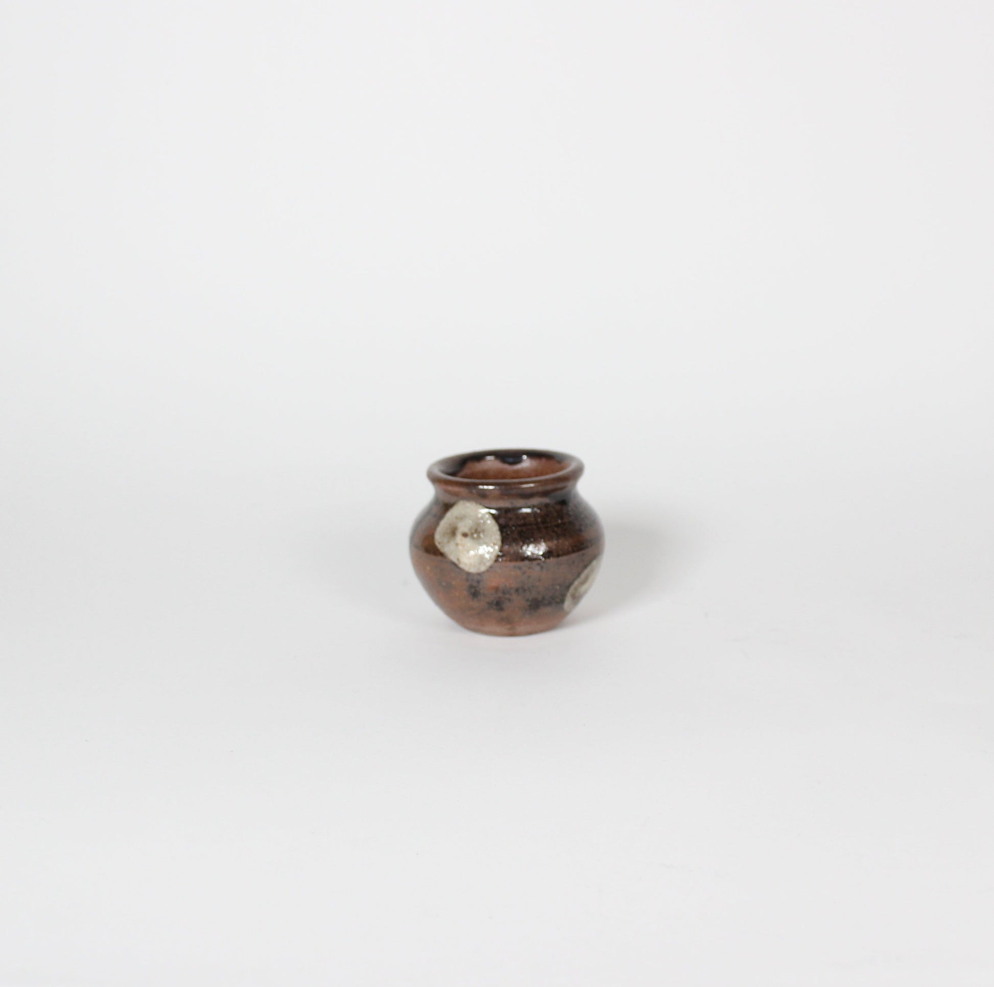 Japanese Yomitan-yaki Ceramic Mini Jar III
