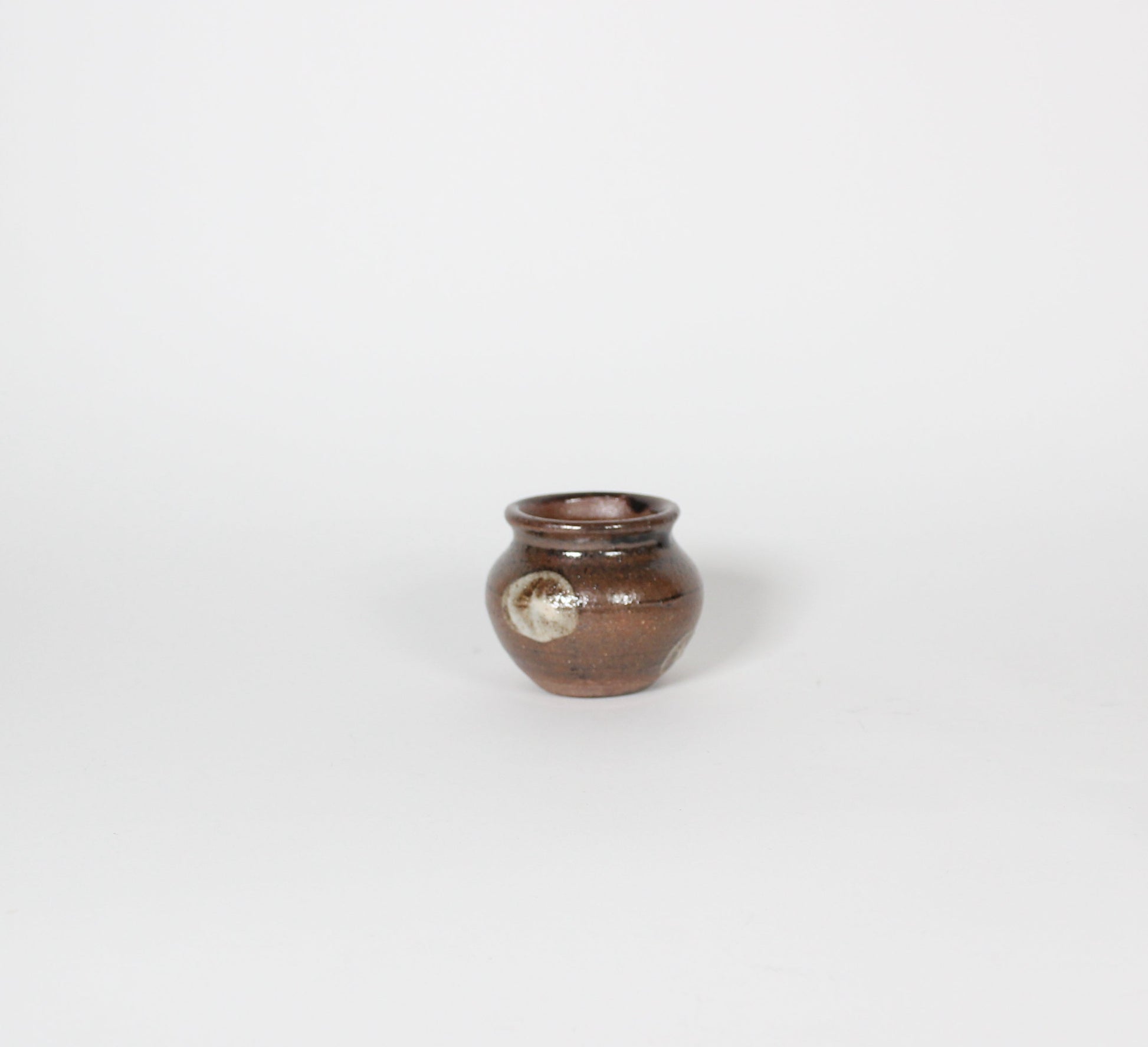 Japanese Yomitan-yaki Ceramic Mini Jar III