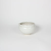 Japanese Mino-ware Ceramic Mortar, White