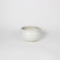 Japanese Mino-ware Ceramic Mortar, White