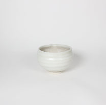 Japanese Mino-ware Ceramic Mortar, White