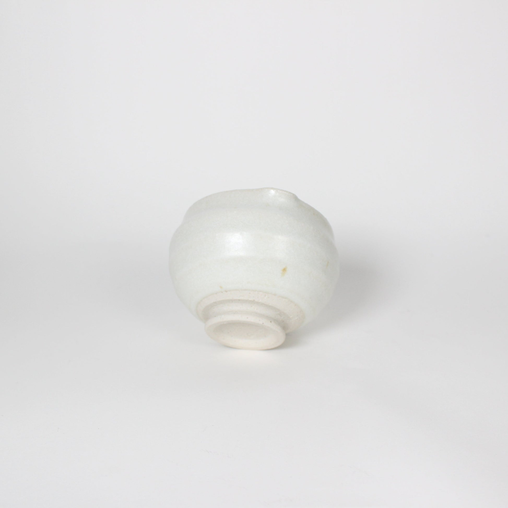 Japanese Mino-ware Ceramic Mortar, White